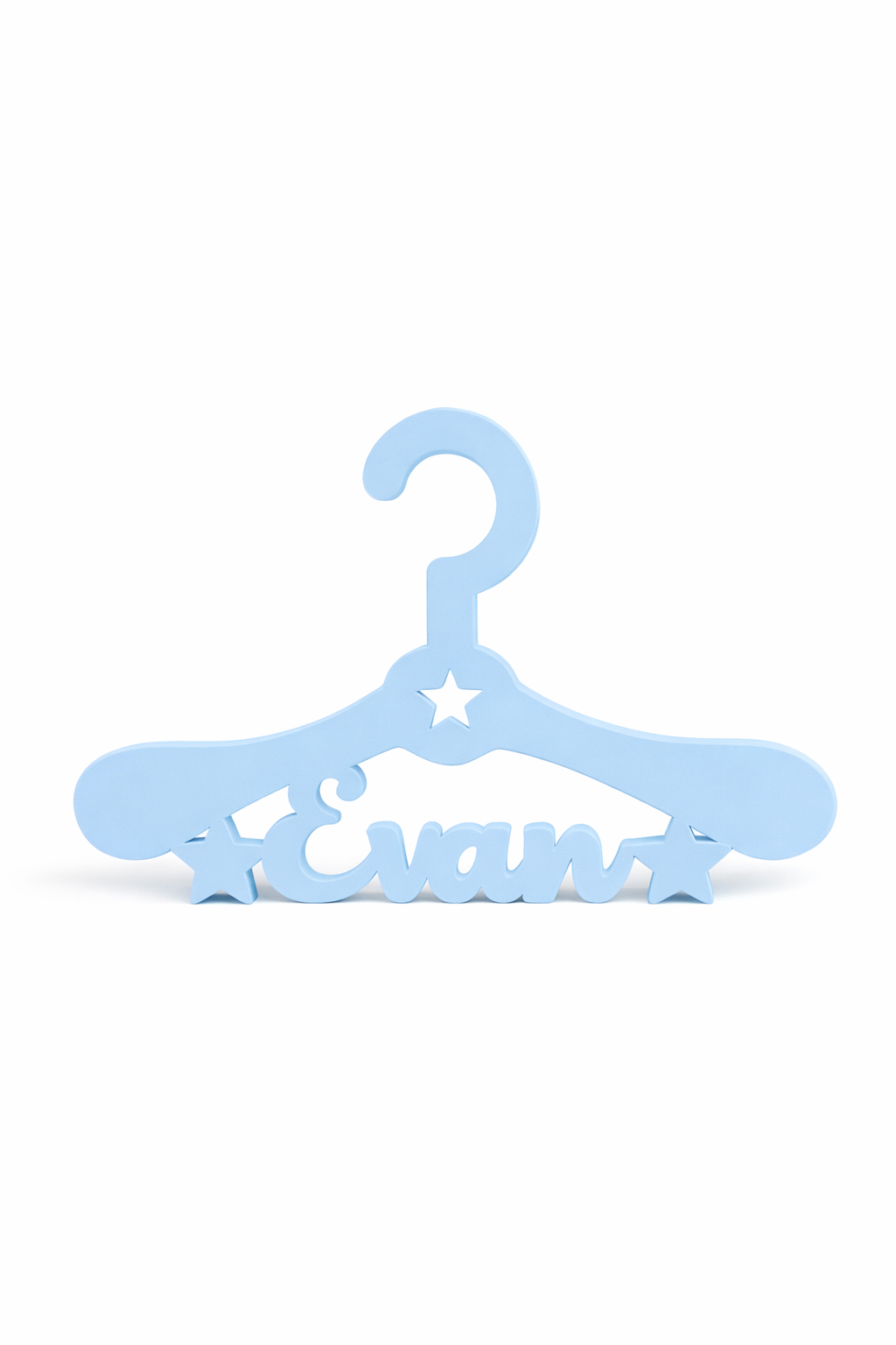 Personalized Newborn Name Baby Hanger Custom Laser Created Infant Keepsake Shower Gift