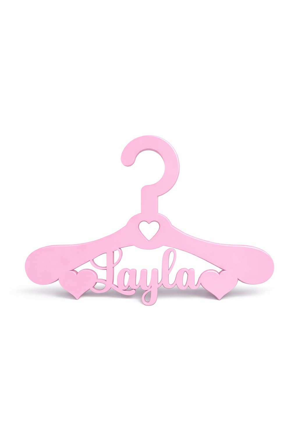 Personalized Newborn Name Baby Hanger Custom Laser Created Infant Keepsake Shower Gift