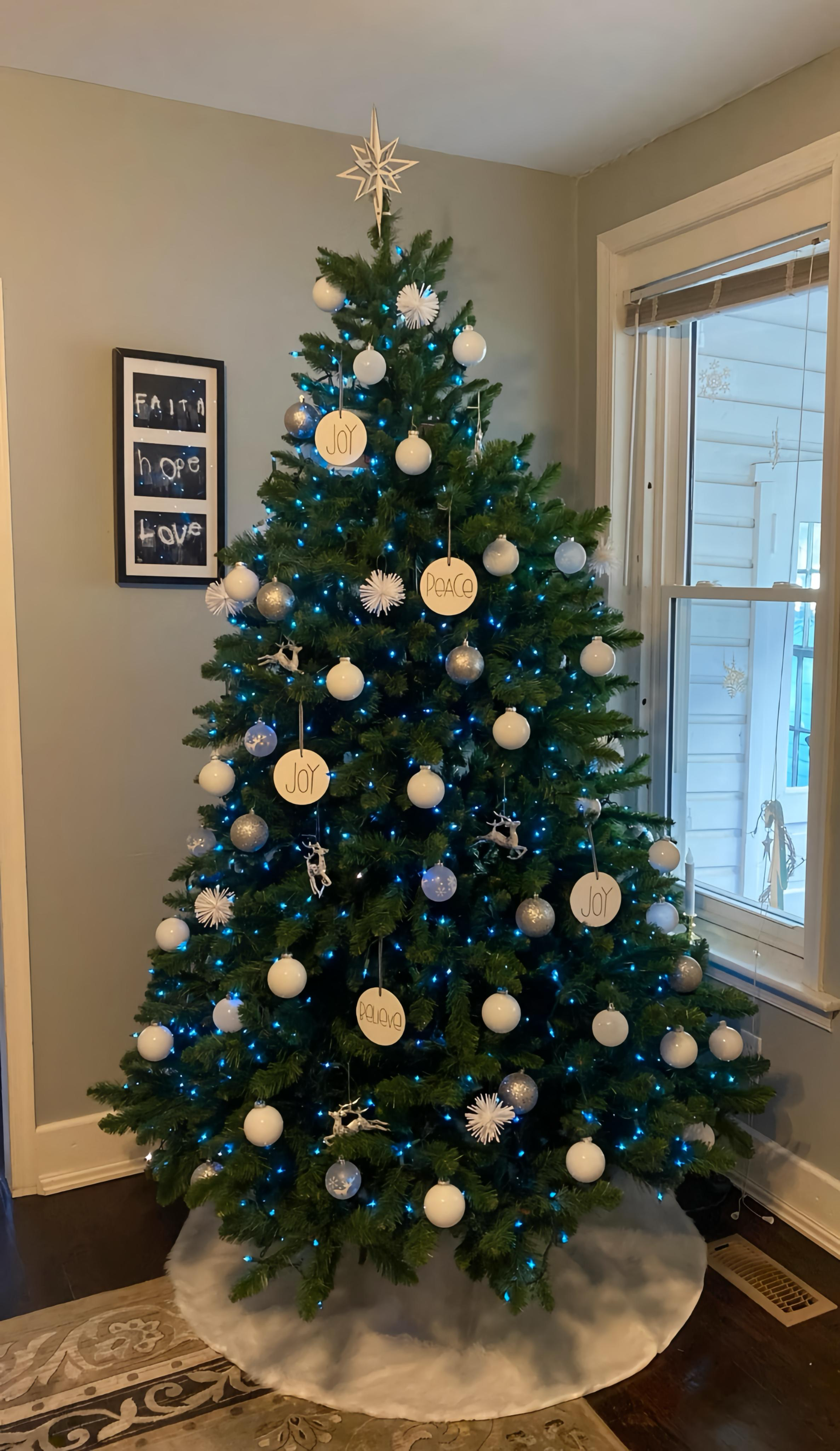 3D Wooden Christmas Star Laser Cut Tree Topper $23-$40 Red Gold Silver Natural