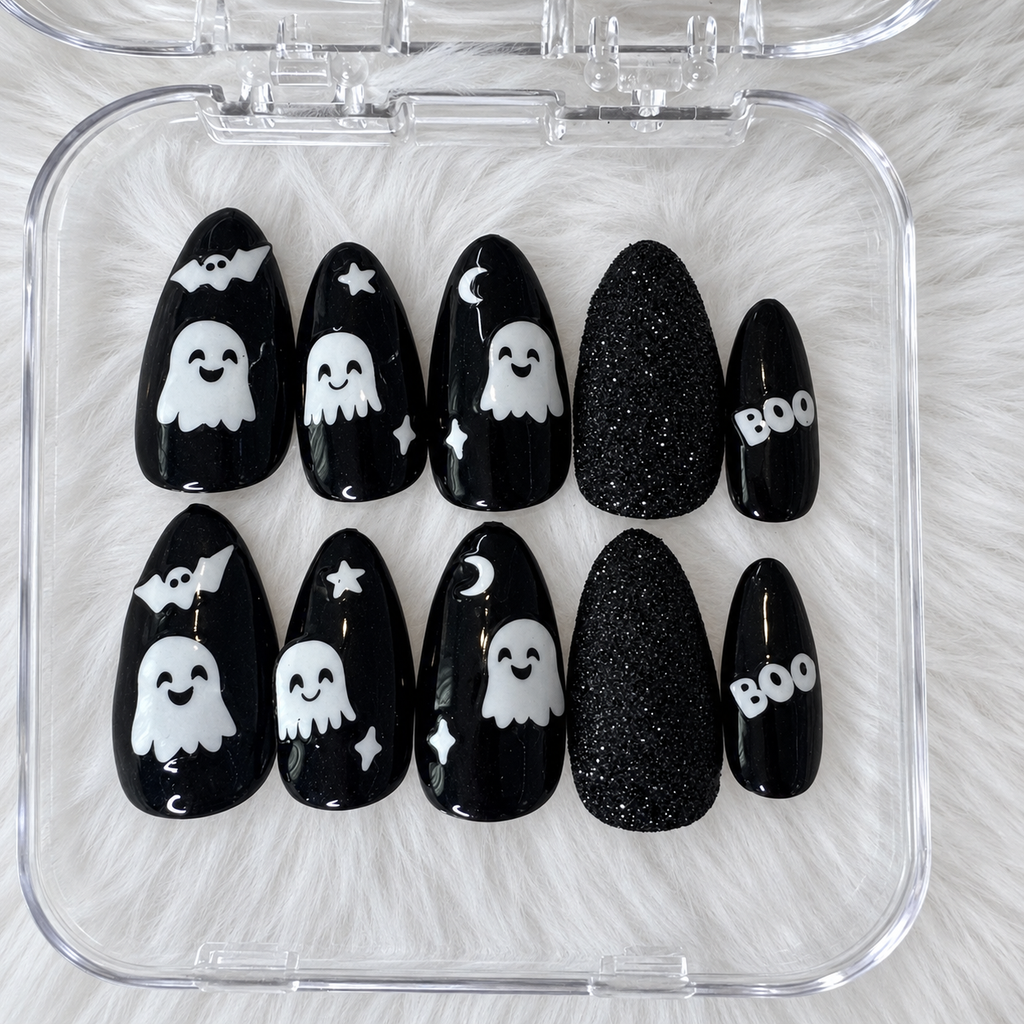 Boo Baby Glow in the Dark Halloween Press-On Nails