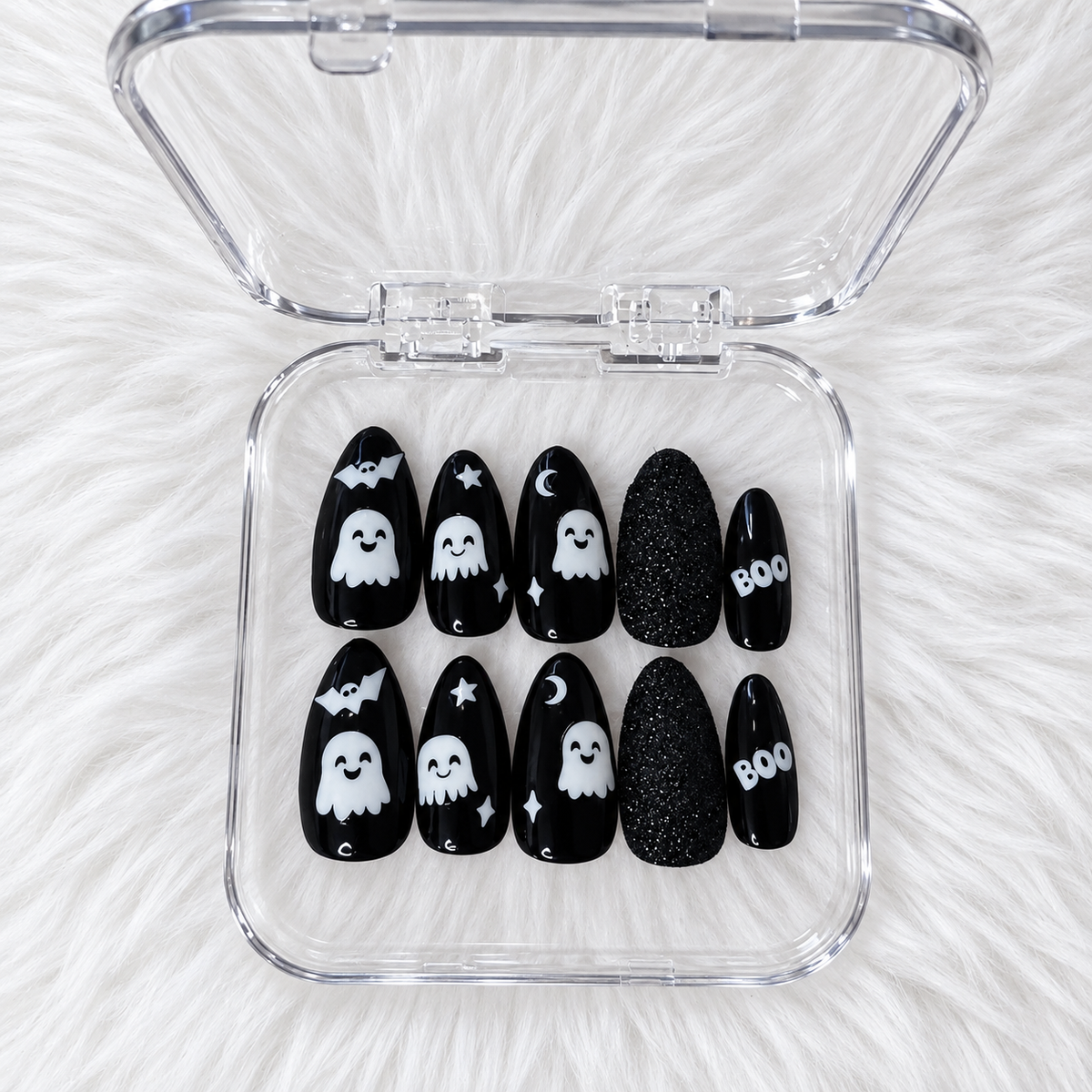 Boo Baby Glow in the Dark Halloween Press-On Nails